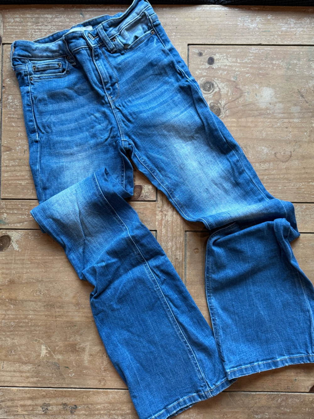 Zenana Outfitters Men's Faded Blue Slim-Straight Jeans